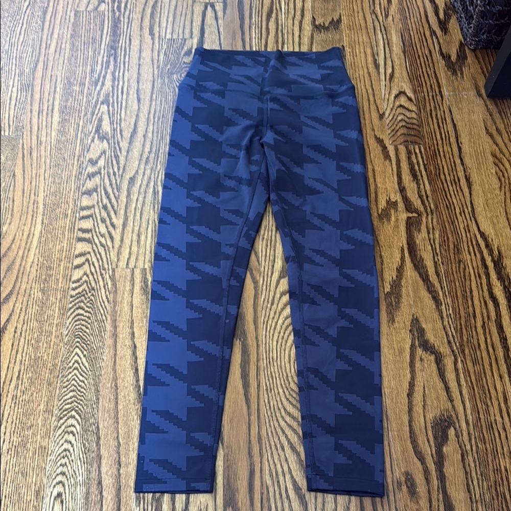 Alo navy houndstooth leggings xs